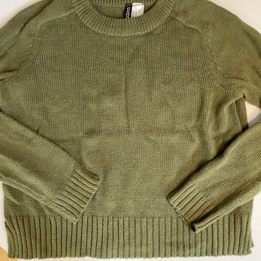 Olive green sweater
